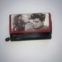 Elvis Presley Burning Love Purse Bradford Exchange Brand New Condition Not Used!  