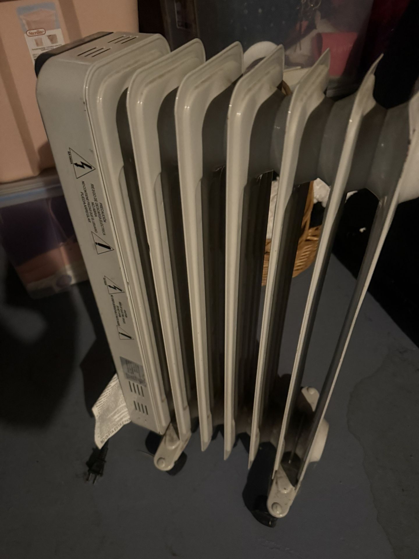 Heater On Wheels With Chord