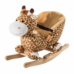 Kids Plush Toy Rocking Horse