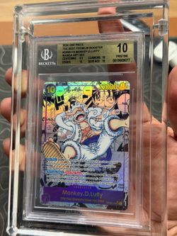 2024 One Piece The Best Monkey D Luffy Manga Alt Art #OP05-119 BGS 10 Prestine