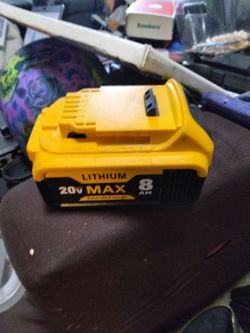 Lithium 20v max 8ah for DeWalt