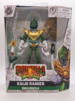 Godzilla vs Power Rangers - Green Godzilla Ranger Dragonzord VHTF