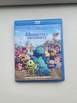 Monsters University Blu-ray DVD Disney Pixar