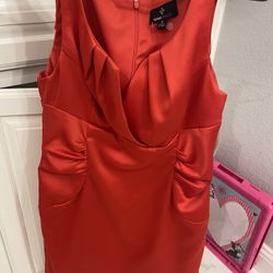 Beautiful Red Party Dress Size 10 $20