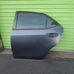 TOYOTA COROLLA REAR DRIVER DOOR 2014-2015-2016-2017-2018-2019