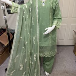 Pakistani Cotton Party Wear Dress