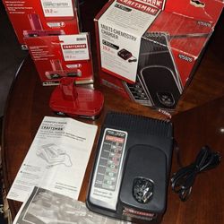 New Craftsman Charger With 2 new Batteries