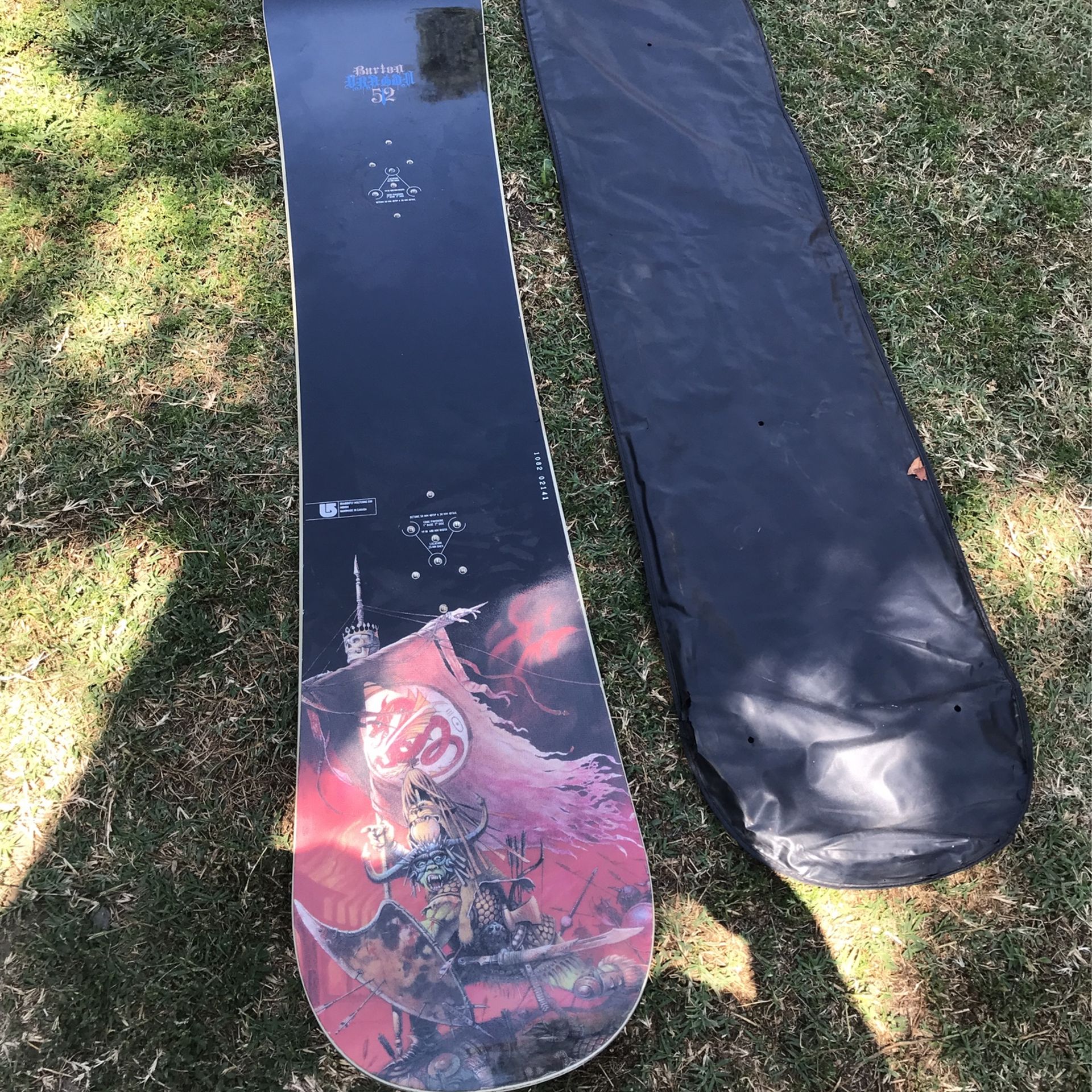 Burton Dragon 152 Snowboard With Cover for Sale in Santa Ana, CA