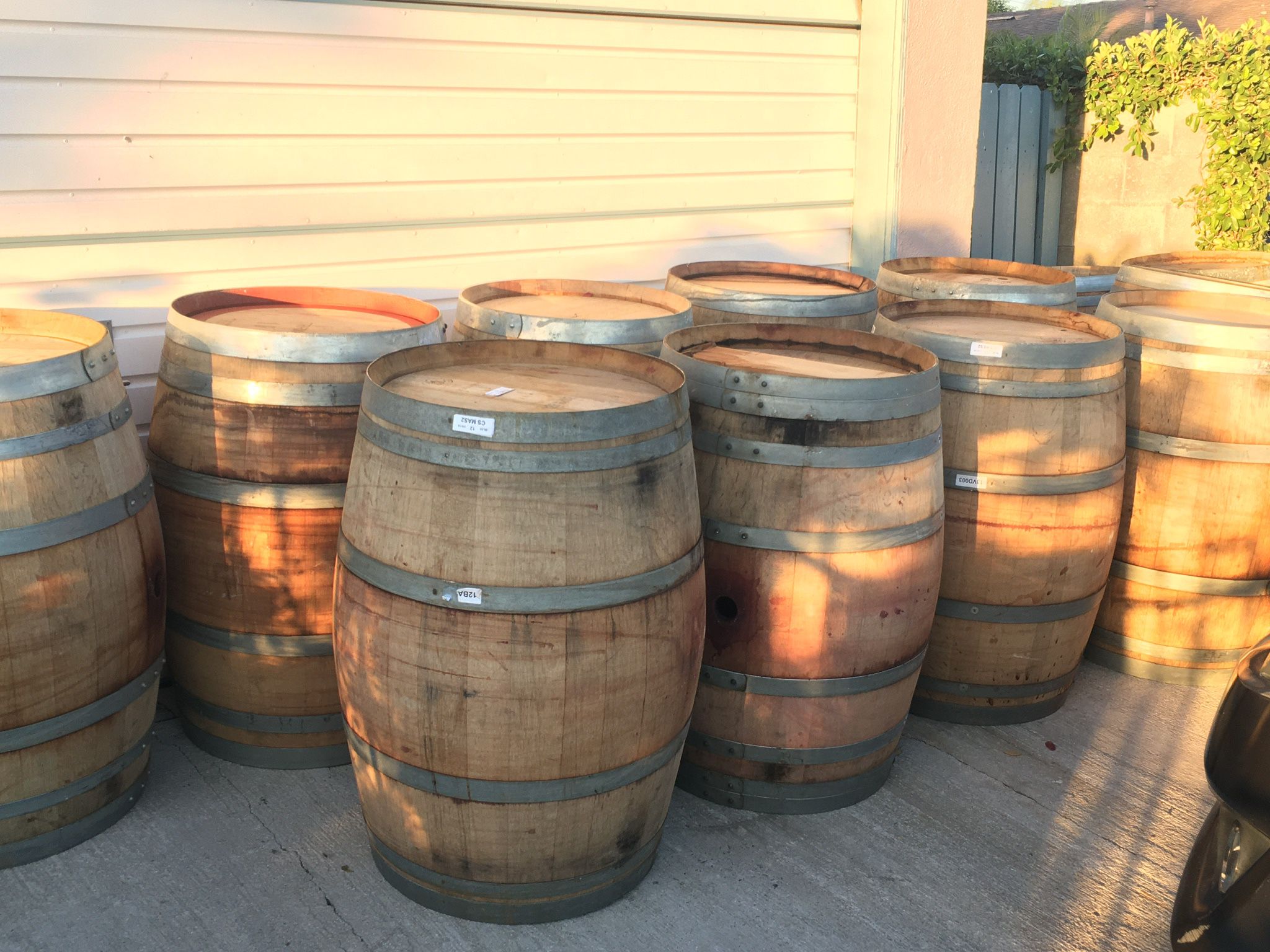 Used Wine Barrels $75