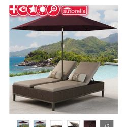 agio patio umbrella AE Outdoor 9FT Outdoor with Crank Lift & Auto Tilt sun‐soaked afternoons inspired by the Riviera Umbrella Sale Agio Mckenzy Double
