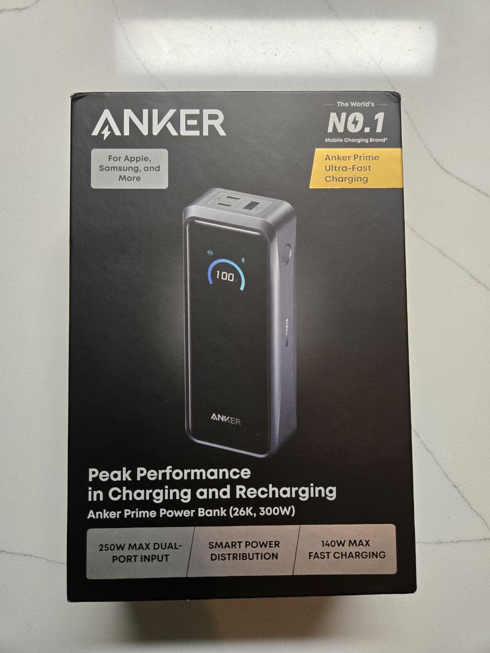 Anker Prime 26,000 mAh 300W Power Bank – Brand New
