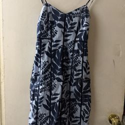 Banana Republic Floral Blue Dress