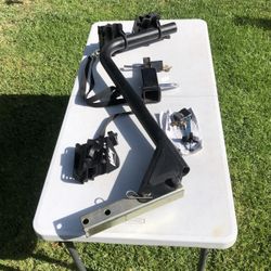 Two Bike Carrier W/ Hitch Extension & Locks