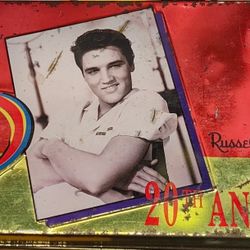 Elvis And Russell Stover Candies 20th Anniversary Set Of 3 Cassette In Collectible Tin. 
