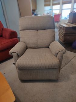 Beige RECLINER - small to medium size