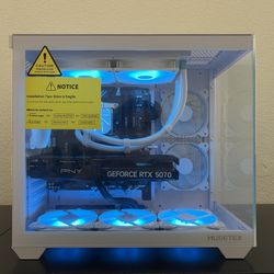 ULTRA FAST Liquid Cooled RTX Gaming PC Computer (i5-14600KF, RTX 5070, 32GB RAM, 1TB NVMe, WiFi)