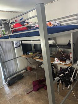 Metal Frame loft bed