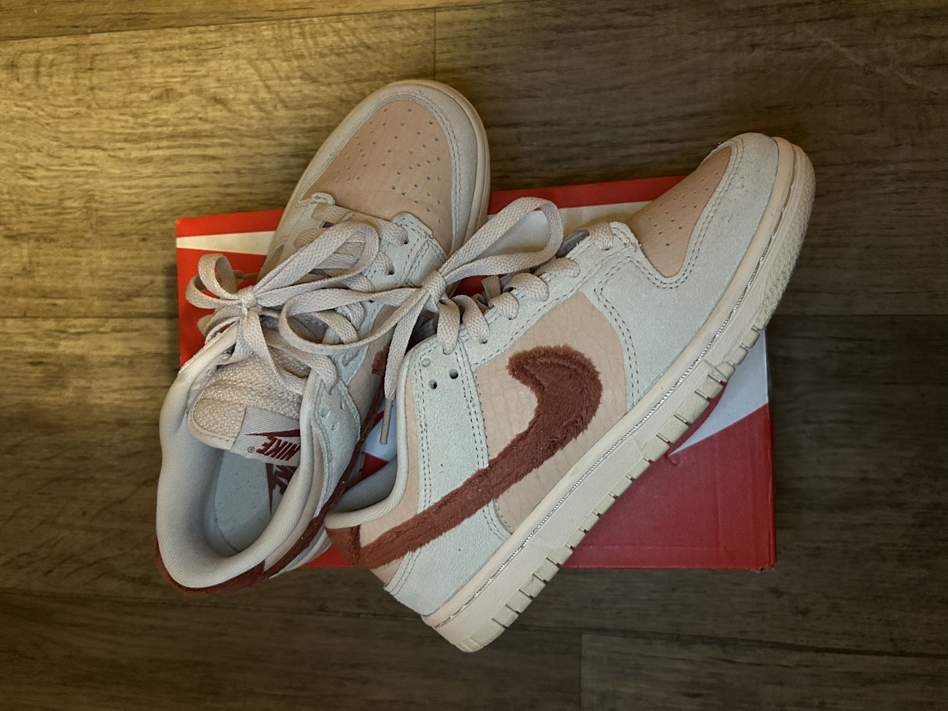 Women’s Nike Dunk Low “Shimmer/Mars Stone” – Size 6 (Worn Twice)