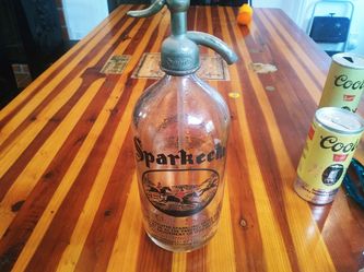 Vintage seltzer bottle