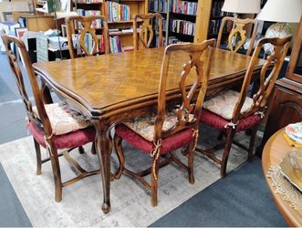 French Provincial Dining Room Table and Chairs