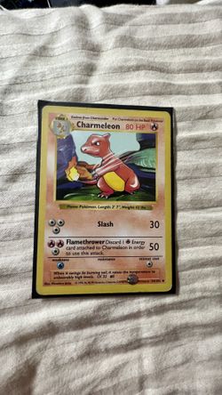 Charmeleon Shadowless Base Set Pokémon TCG