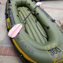 SAVYLOR 360 FISH HUNTER Inflatable Raft  For Sale Or Trade  Fo Iphone 8 Or 9