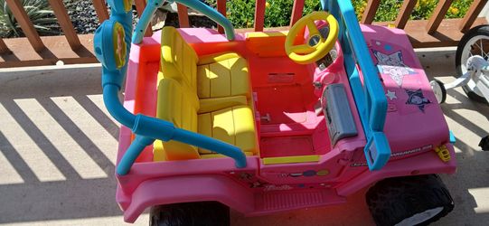 Girls jeep wrangler Barbie!!
