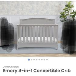 Crib and Mattress 