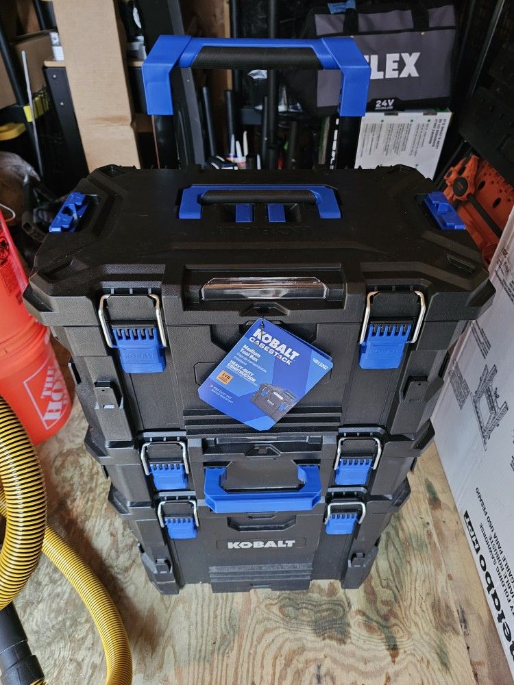 KOBALT ROLLING TOOL STORAGE BOX SET