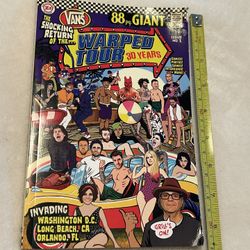 Warped tour 2025 30 vans Washington DC book comics photos interviews game music