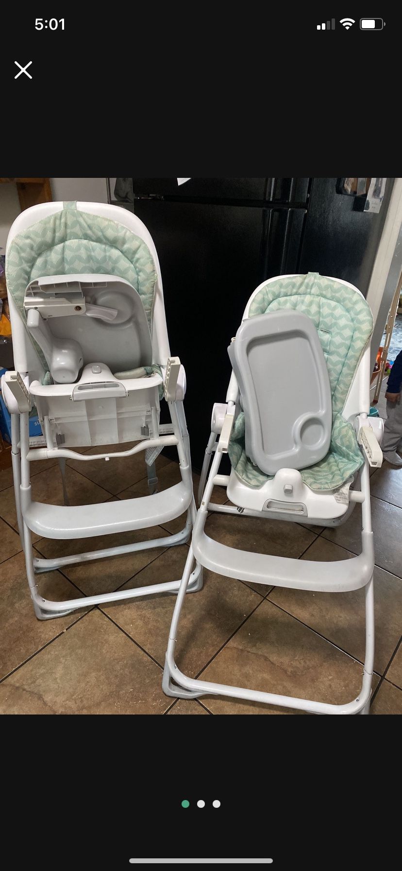 High chairs BOTH FOR $20* Come Today 