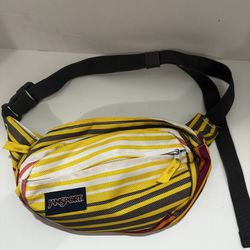 Jansport Fanny Pack Multi- Colored Striped Waist Bag