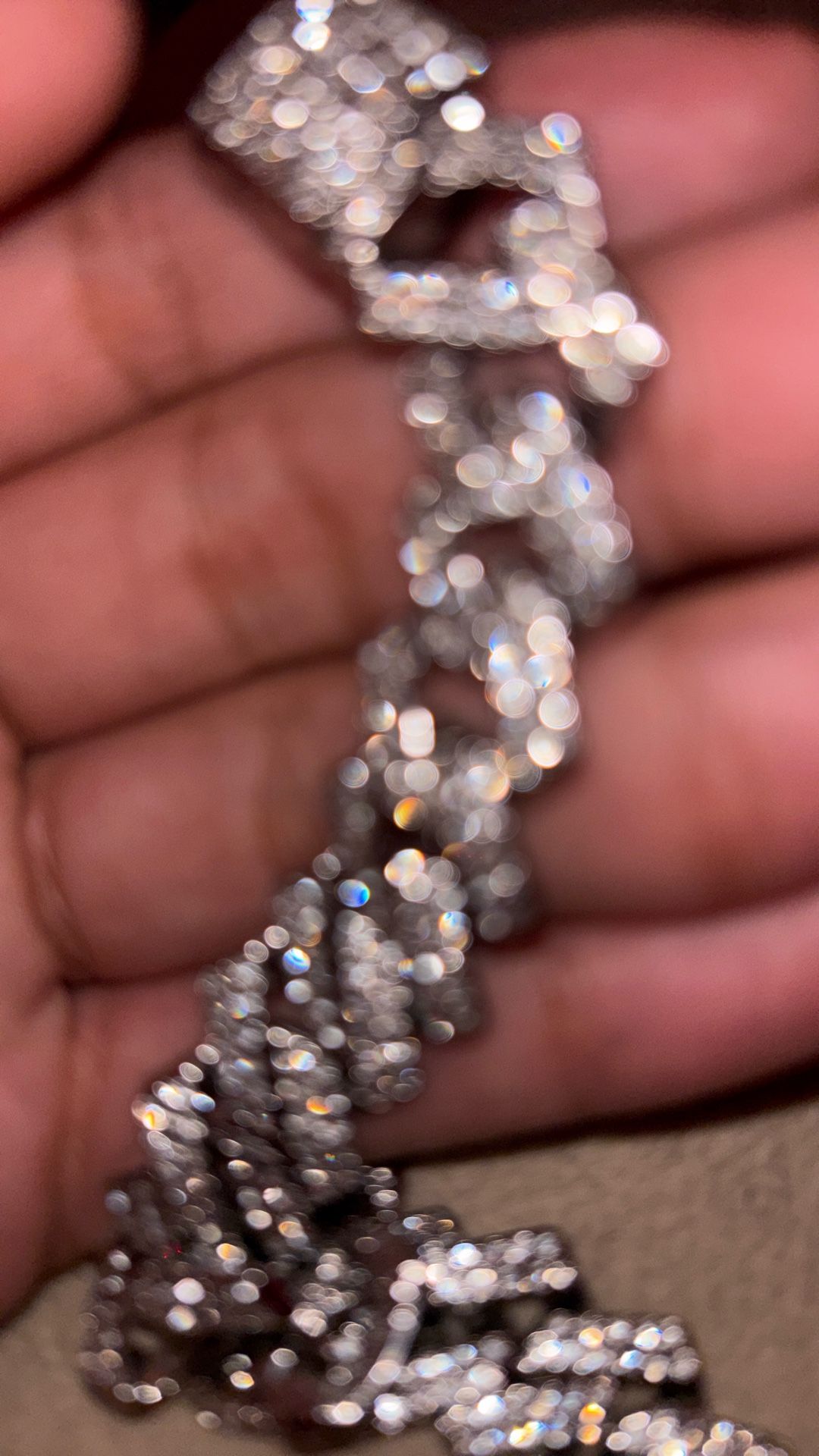 mossianite cuban bracelet