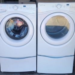 Set Whirlpool Duet Washer And Dryer Electric