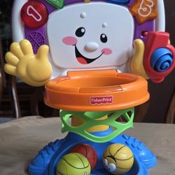 Fisher Price Laugh & Learn Learning Basketball Hoop