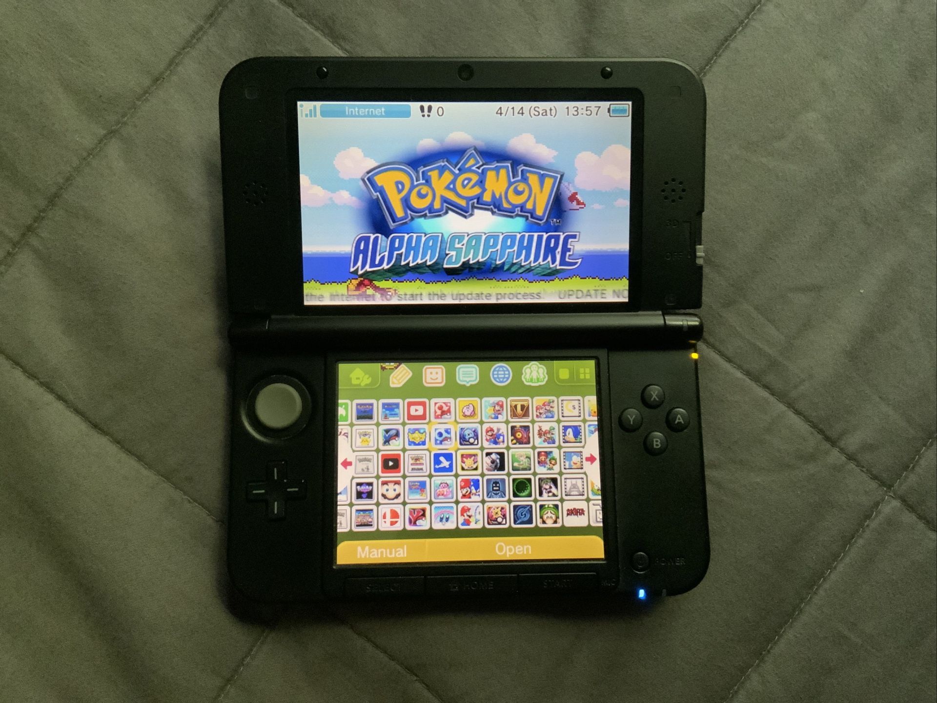 Nintendo 3ds XL 128gb With 50+ Games 