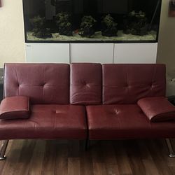 Burgundy Futon Couch For Same