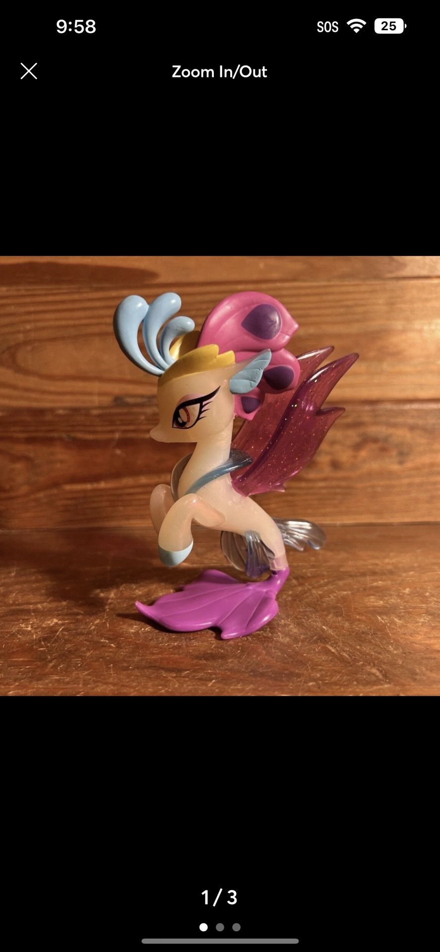Queen Novo My Little Pony MLP The Movie Seaquestria Sea Pony Figure 5" Tall