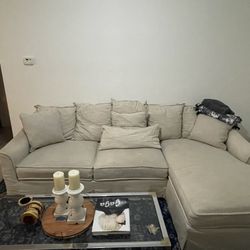 Beige Sectional Couch