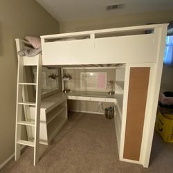 Pottery barn loft online bed for sale