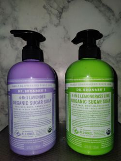Brand NEW! 🚿   Dr. Bronner's Bath & Body Products - Organic-Sugar-Soap(((PENDING PICK UP TODAY)))