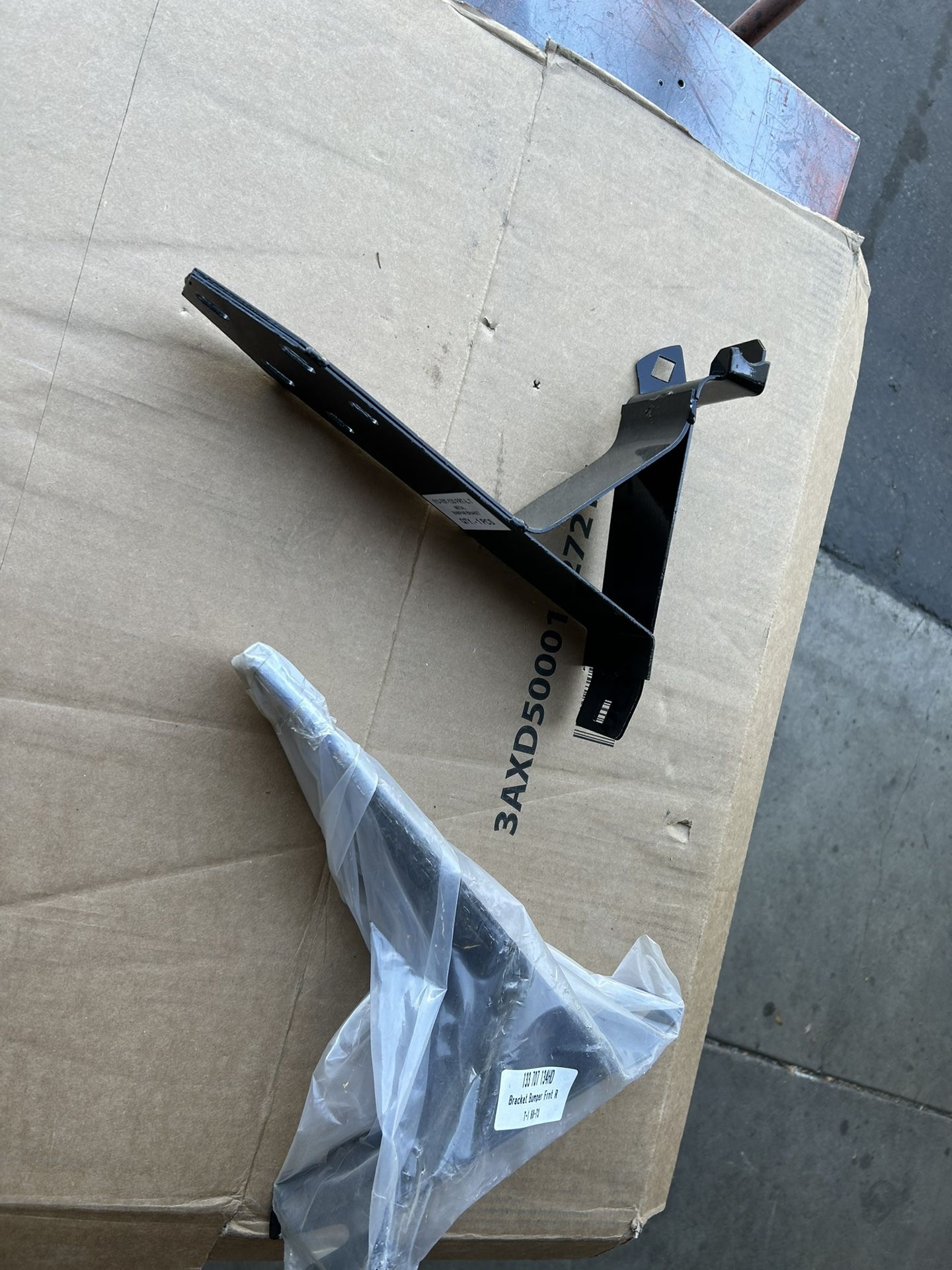 Vw Bug Front Bumper Brackets 68 To 74