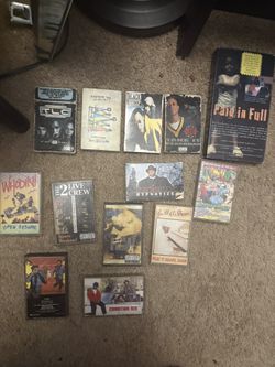 Old School Hip Hop Cassette Tape Collection