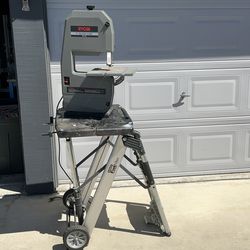 Band saw and work table