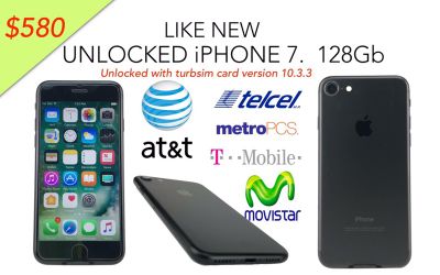 Unlocked iphone 7. 128Gb