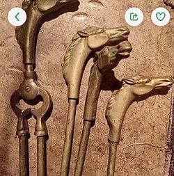 Horse head Fireplace Tools