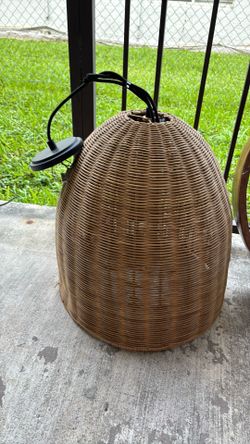Free rattan lamp