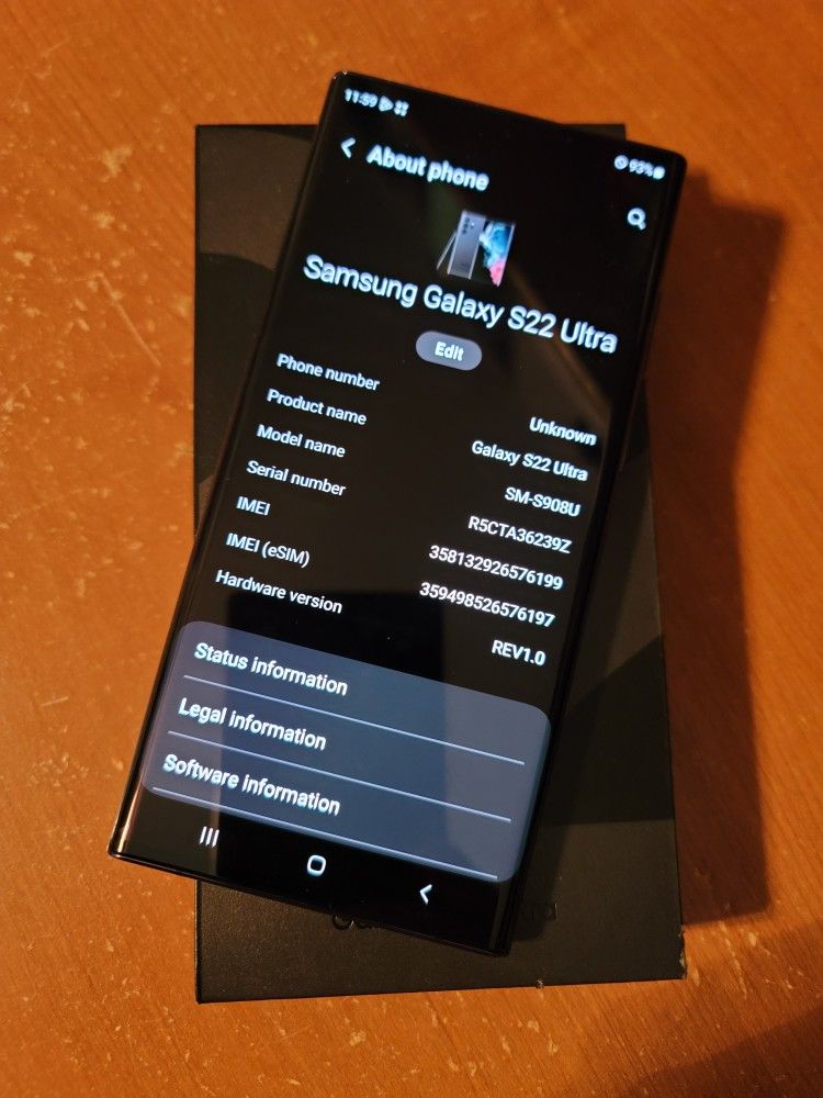 Samsung Galaxy S22 Ultra (Spectrum/128GB)