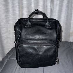 Black Diaper Bag Backpack