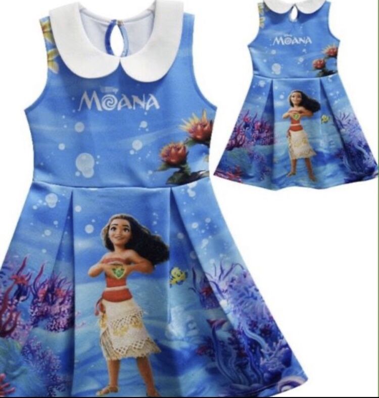 Moana dress size 4t